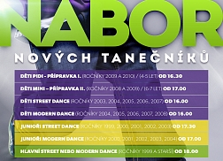 NÁBOR NOVÝCH TANEČNÍKŮ