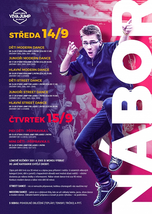 NÁBOR nových tanečníků